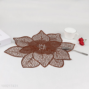 New Product Flower Shaped Place Mats Heat Resistant Dining Table Placemats