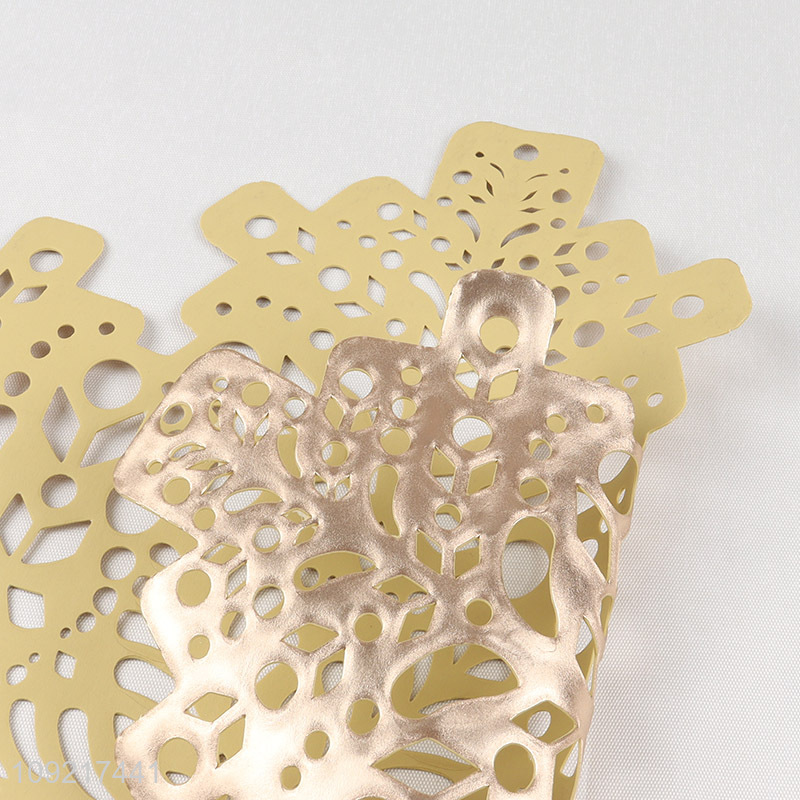 High Quality Snowflake Placemats Hollow Out Placemats for Christmas Table Decor