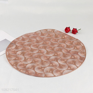 Factory Price Round Placemats Metallic Non-Slip Place Mats for Dining Table