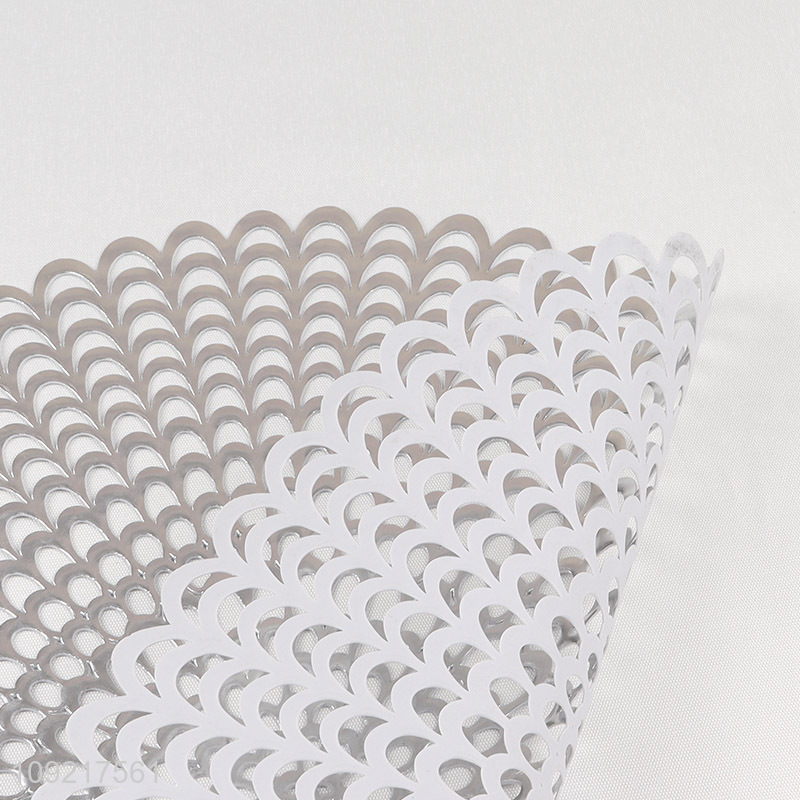 Factory Supply Round Pressed Vinyl Place Mats Non-Slip Dinner Table Mats