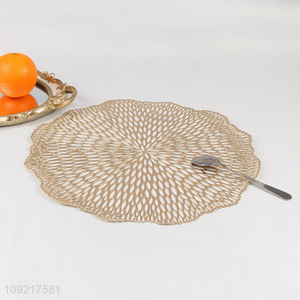 Good Quality Metallic Laminated Vinyl Placemats Non-Slip Kitchen Table Mats