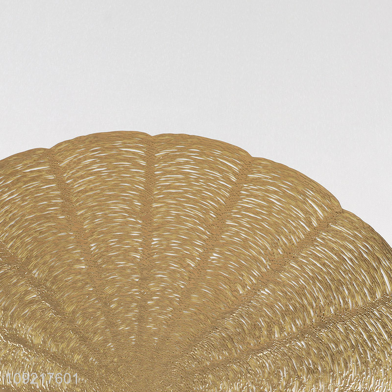 Hot Selling Metallic Non-Slip Placemats Table Mats for Dining Table Decor