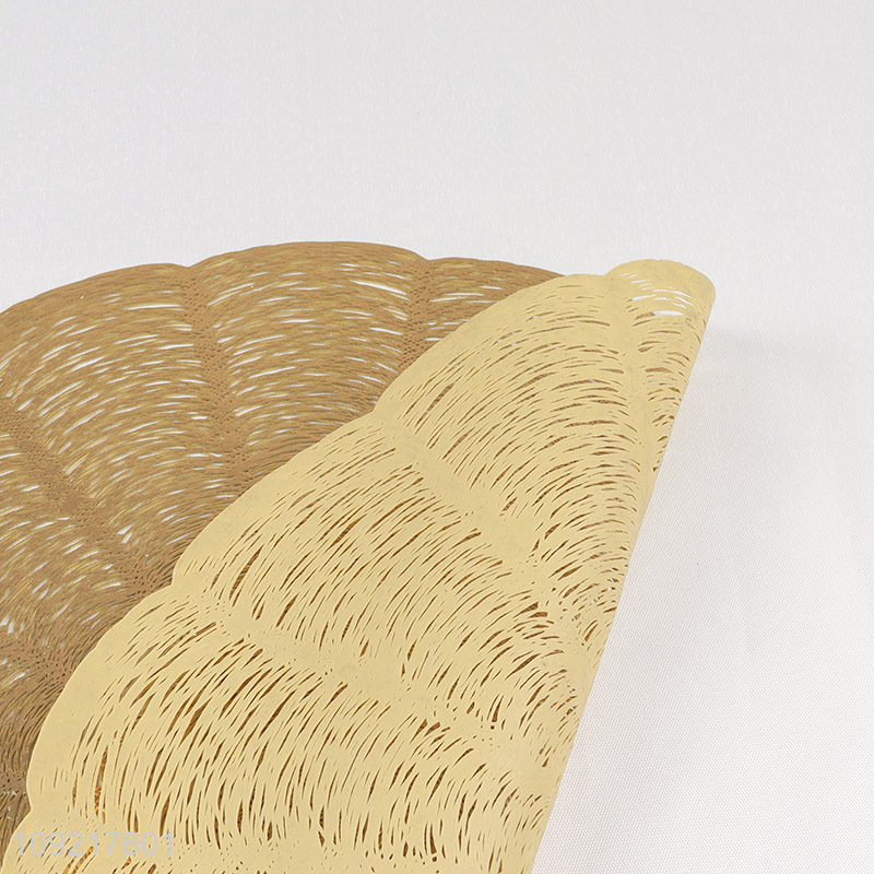 Hot Selling Metallic Non-Slip Placemats Table Mats for Dining Table Decor