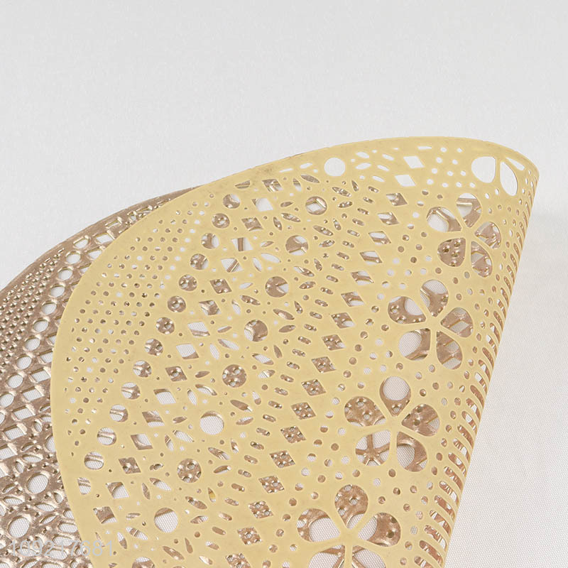 New Arrival Easter Placemats Metallic Egg Placemats for Easter Decoration