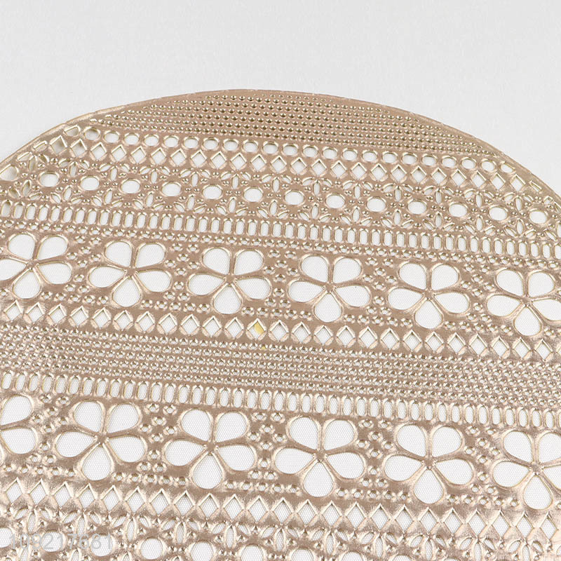 New Arrival Easter Placemats Metallic Egg Placemats for Easter Decoration