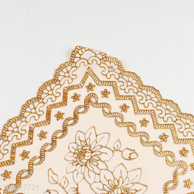 Hot Selling Square Coasters Non-Slip Place Mats for Wedding Party Decor