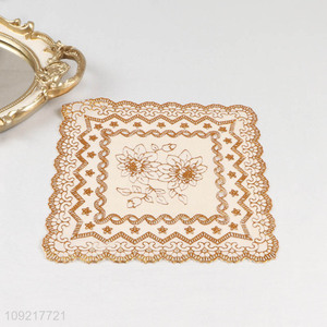 Hot Selling Square Coasters Non-Slip Place Mats for Wedding Party Decor