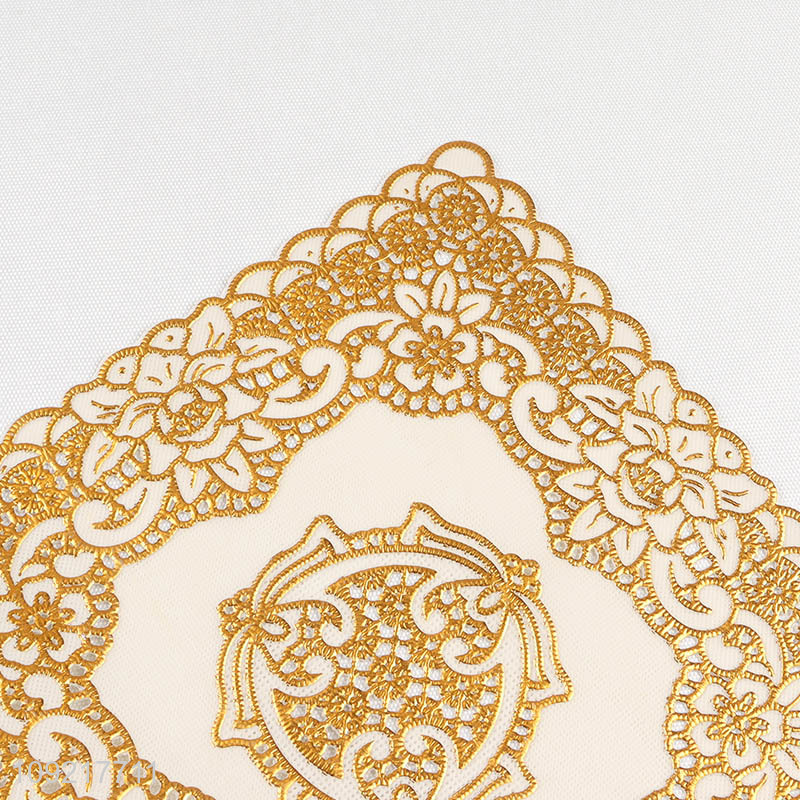 High Quality Square Coasters Metallic Place Mats Heat Resistant Table Mats