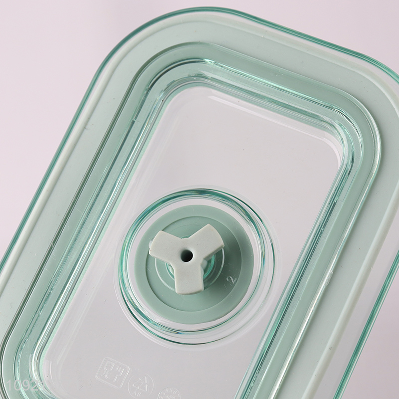 China products clear glass food container preservation box with lids