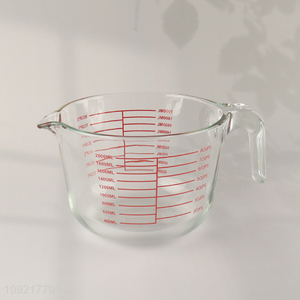 Popular products large capacity home kitchen glass 2000ml measuring cup