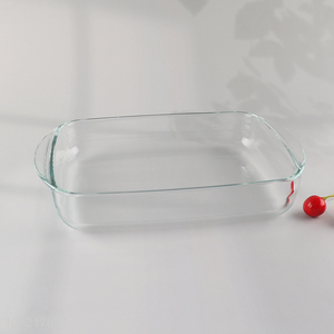 New product clear glass heat-resistant baking dish baking pan for sale