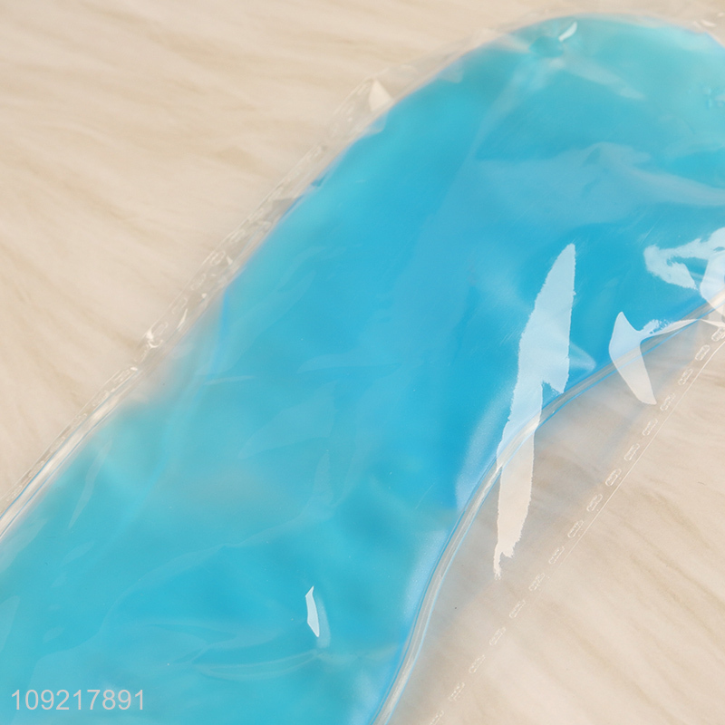 Hot products portable travel sleeping eye mask polyester eye mask with ice bag