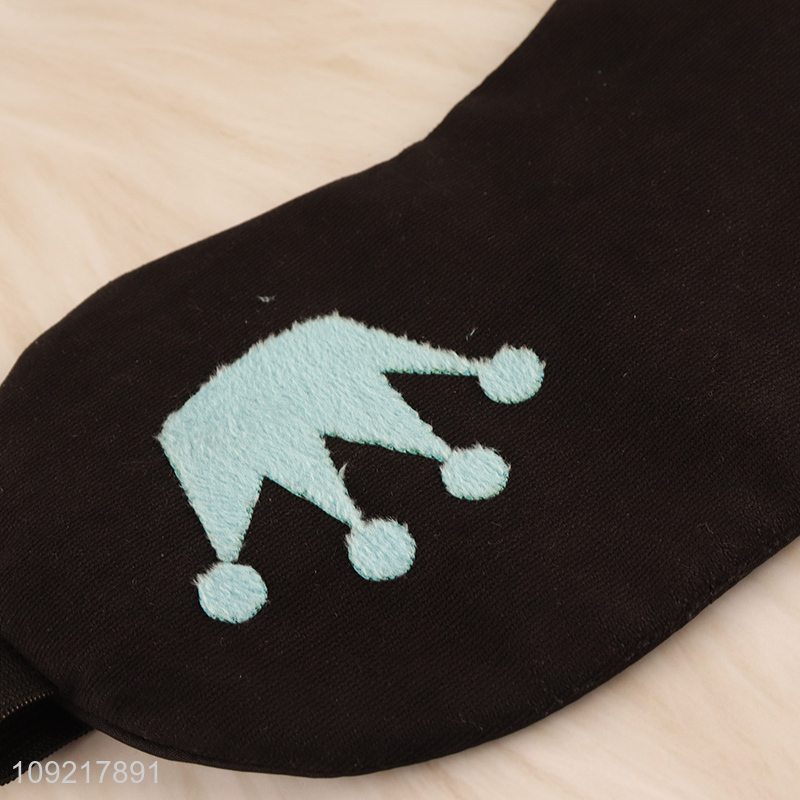 Hot products portable travel sleeping eye mask polyester eye mask with ice bag