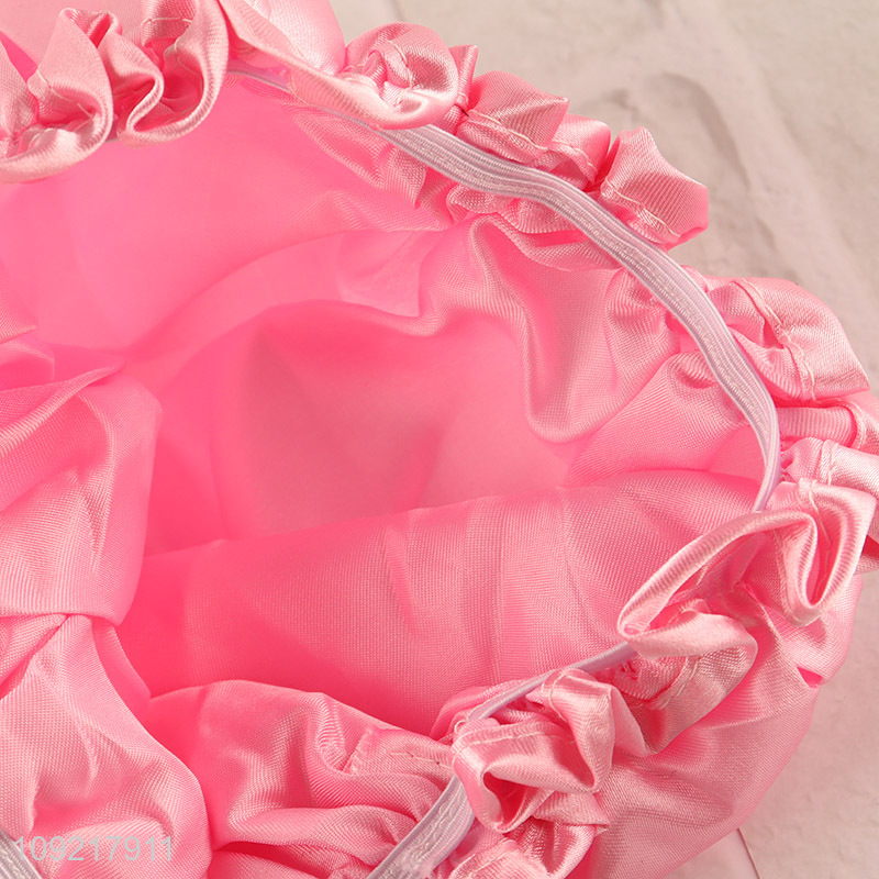 Good selling multicolor waterproof shower cap shower hat wholesale