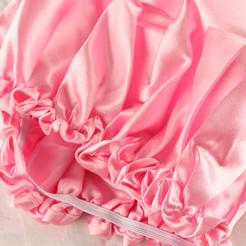 Good selling multicolor waterproof shower cap shower hat wholesale