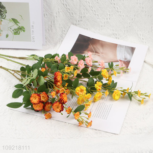 High Quality Artificial Rose Fake Flower Faux Flower for Home Decor