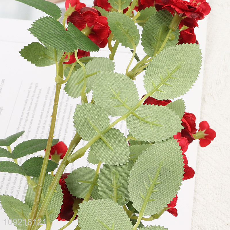 New Product Artificial Rose Fake Flower Home Dining Table Centerpieces