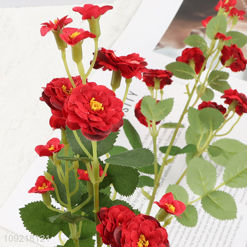 New Product Artificial Rose Fake Flower Home Dining Table Centerpieces