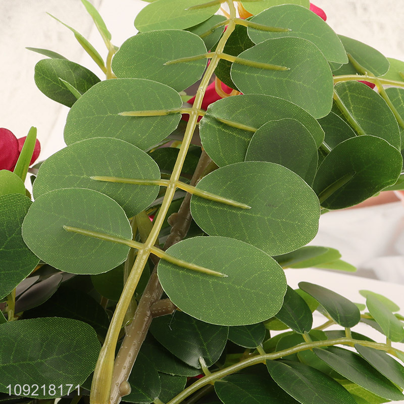 Wholesale 5 Heads Artificial Flower Fake Flower Bouquet for Living Room Decor