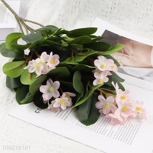 China Imports 5 Heads Artificial Flower Fake Flower Bouquet for Home Decor