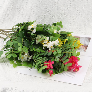 Wholesale 5 Heads Artificial Flower Fake Flower Bouquet for Living Room Decor