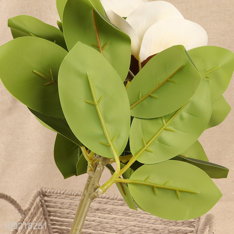 Factory Supply 2 Heads Artificial Flower Fake Flower Faux Flower Bouquet