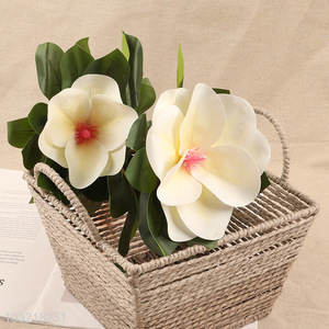 Factory Supply 2 Heads Artificial Flower Fake Flower Faux Flower Bouquet