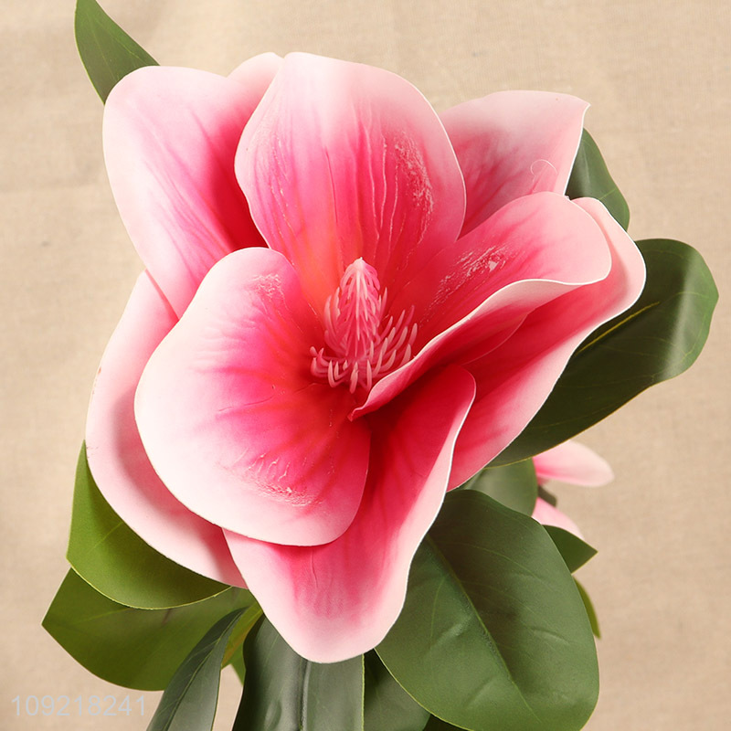 High Quality 2 Heads Artificial Flower Bouquet Fake Flower for Home Decor