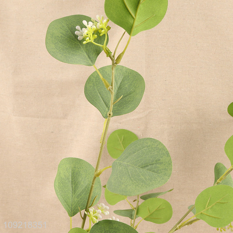 Good Quality Artificial Eucalyptus Leaves Stem for Home Wedding Party Decor