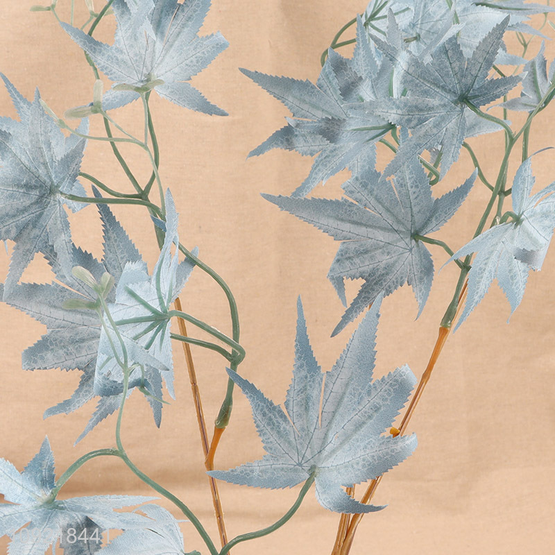 Online Wholesale Hanging Artificial Maple Leaves Vine Fake Hanging Plant Vine