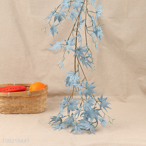 Online Wholesale Hanging Artificial Maple Leaves Vine Fake Hanging Plant Vine