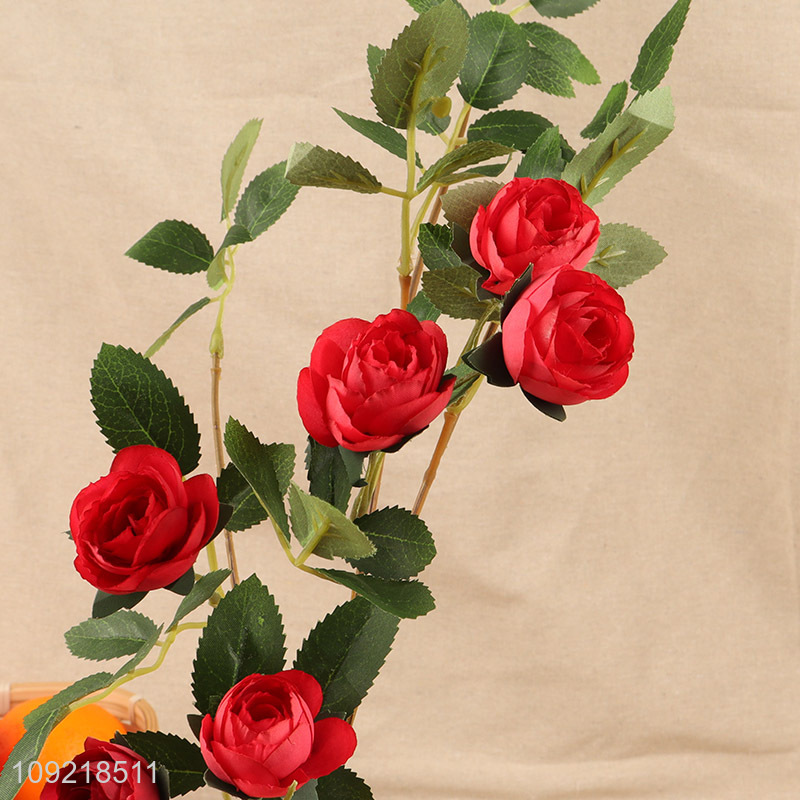 Factory Price Hanging Artificial Flower Vine for Home Garden Decor