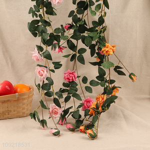 New Product Hanging Artificial Rose Vine for Birthday Wedding Decor