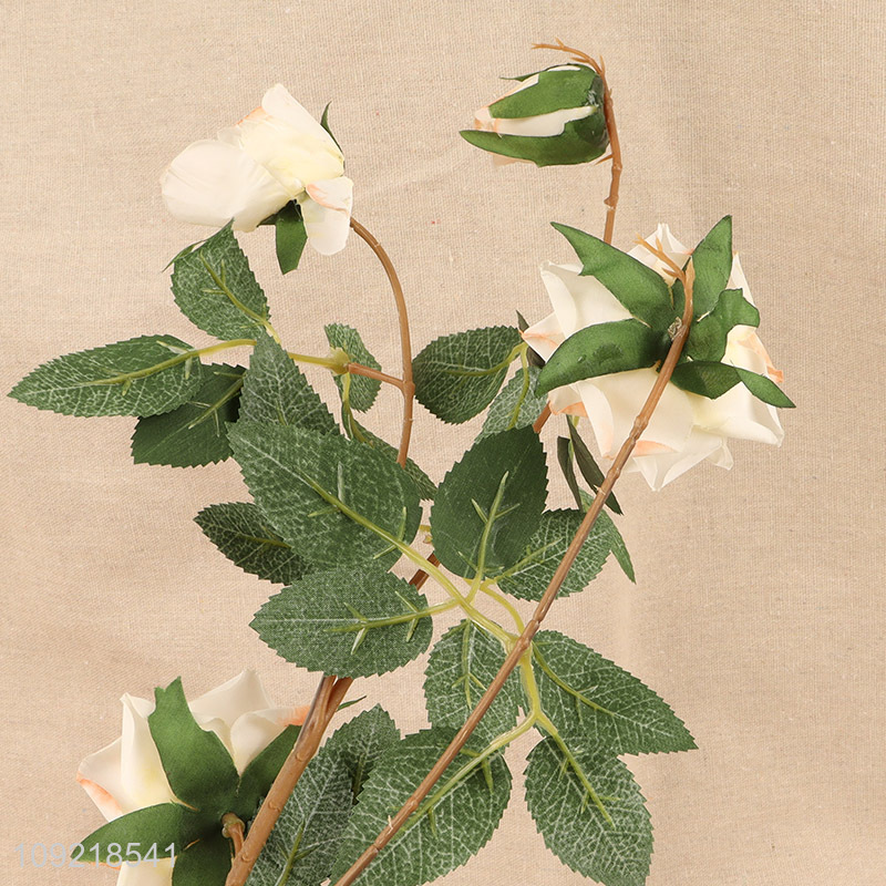 Hot Selling Hanging Fake Rose Garland Hanging Artificial Rose Vine