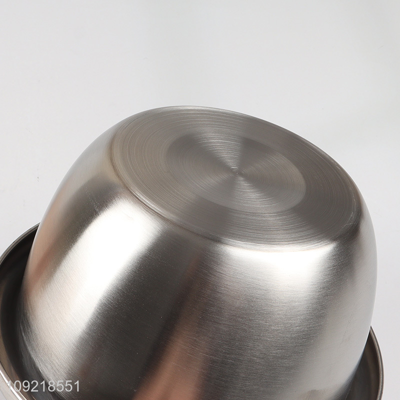 Good Quality Stainless Steel Mixing Bowl Soup Basin for Kitchen