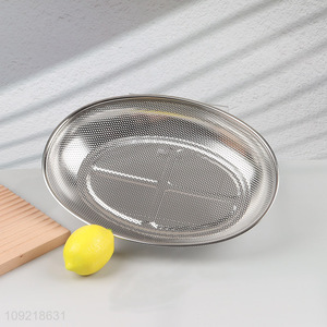 Hot Selling Stainless Steel Mesh Colander Multipurpose Kitchen Drain Basket