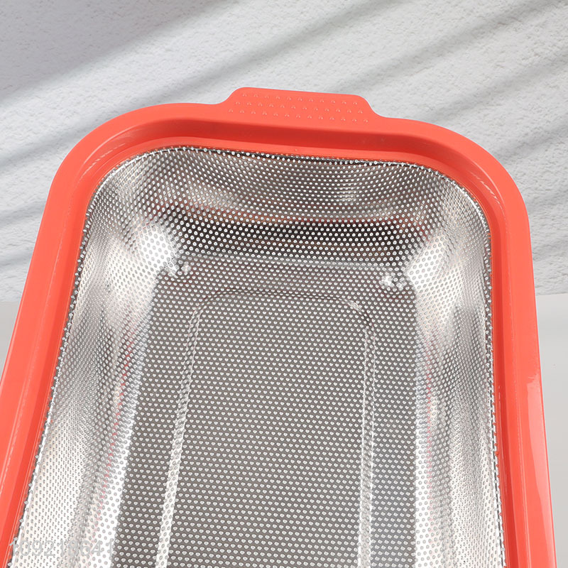 Good Quality Stainless Steel Mesh Vegetable Fruit Colander Strainer