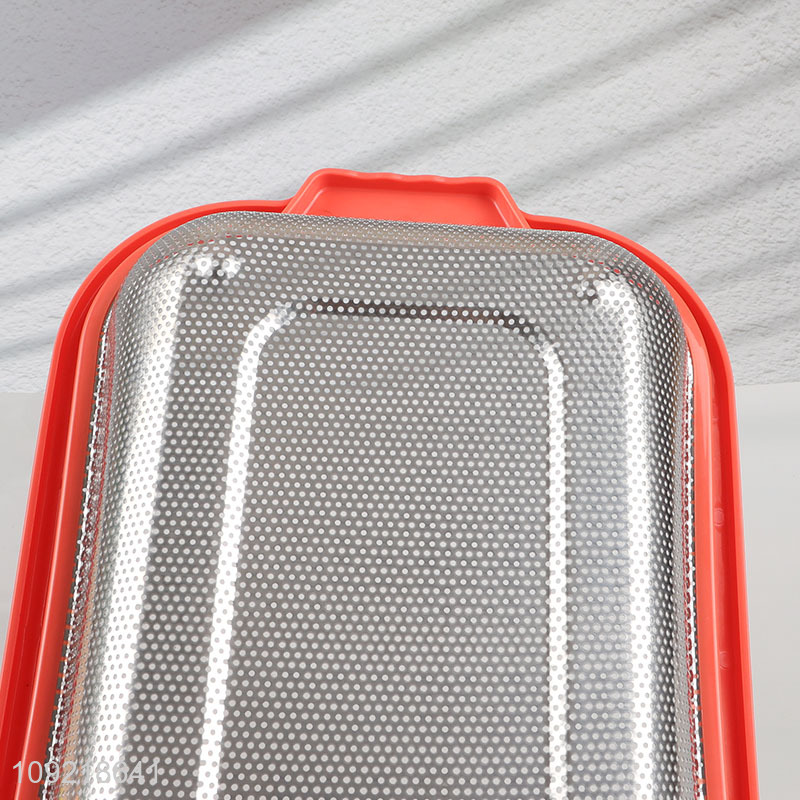 Good Quality Stainless Steel Mesh Vegetable Fruit Colander Strainer