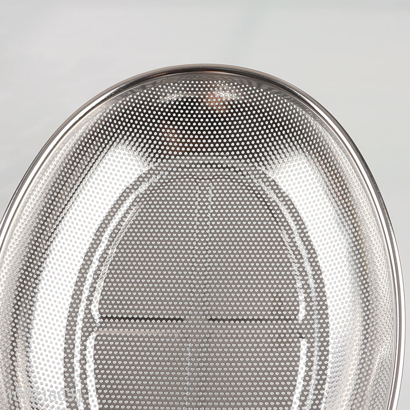 Hot Selling Stainless Steel Mesh Colander Multipurpose Kitchen Drain Basket