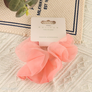 Hot products pink elastic girls hairband hair ring hair accessories