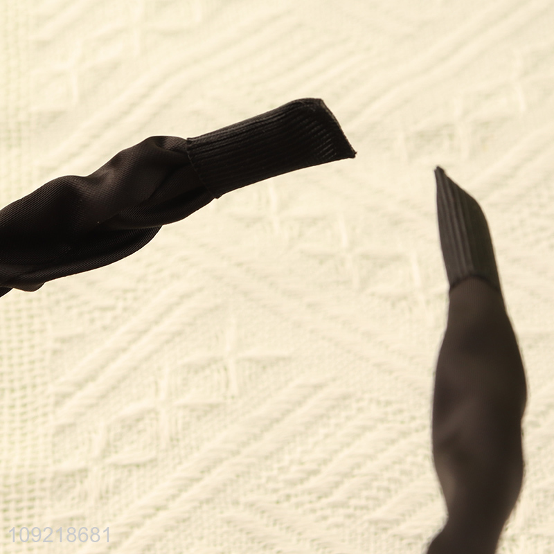 Top selling fashion women ladies black hair hoop hair accessories