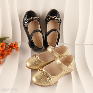 China products multicolor fashion girls Children's leather shoes