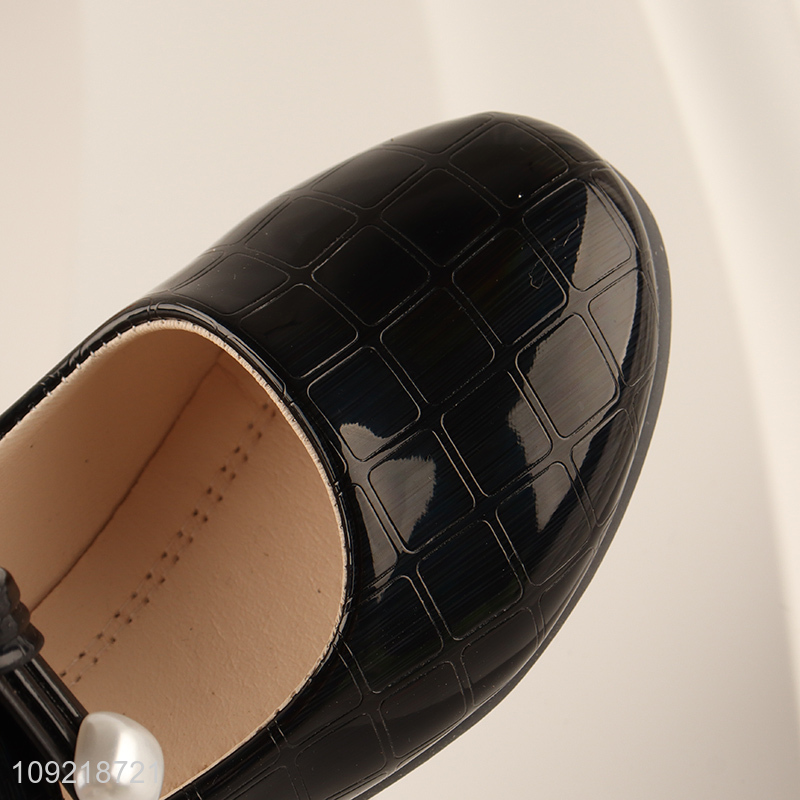 Popular products multicolor fashion girls kids leather shoes for sale