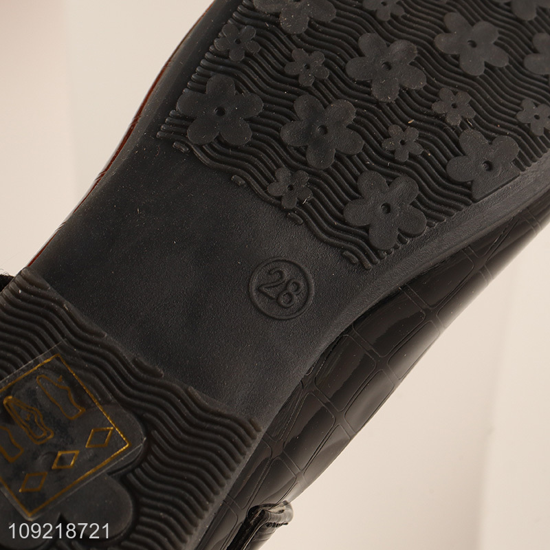 Popular products multicolor fashion girls kids leather shoes for sale