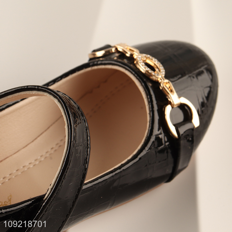 China products multicolor fashion girls Children's leather shoes