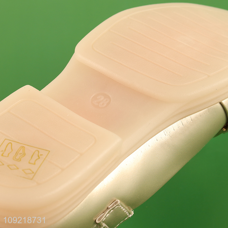 Good selling multicolor girls fashion dancing party Children's leather shoes