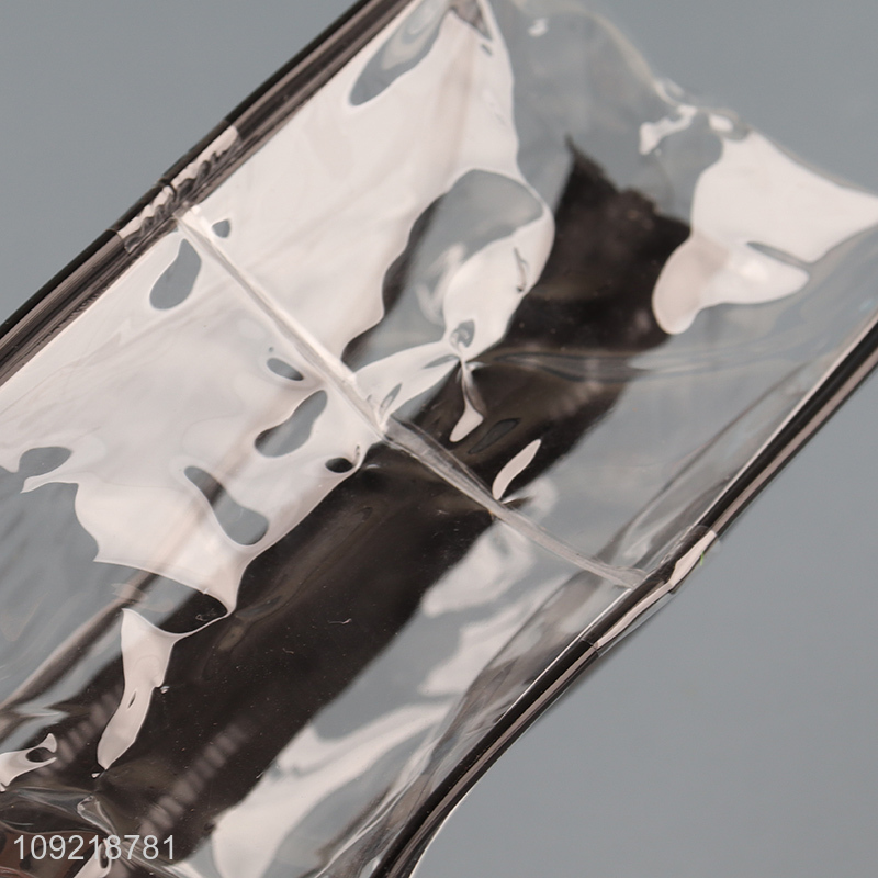Popular products portable clear makeup bag cosmetic bag with zipper