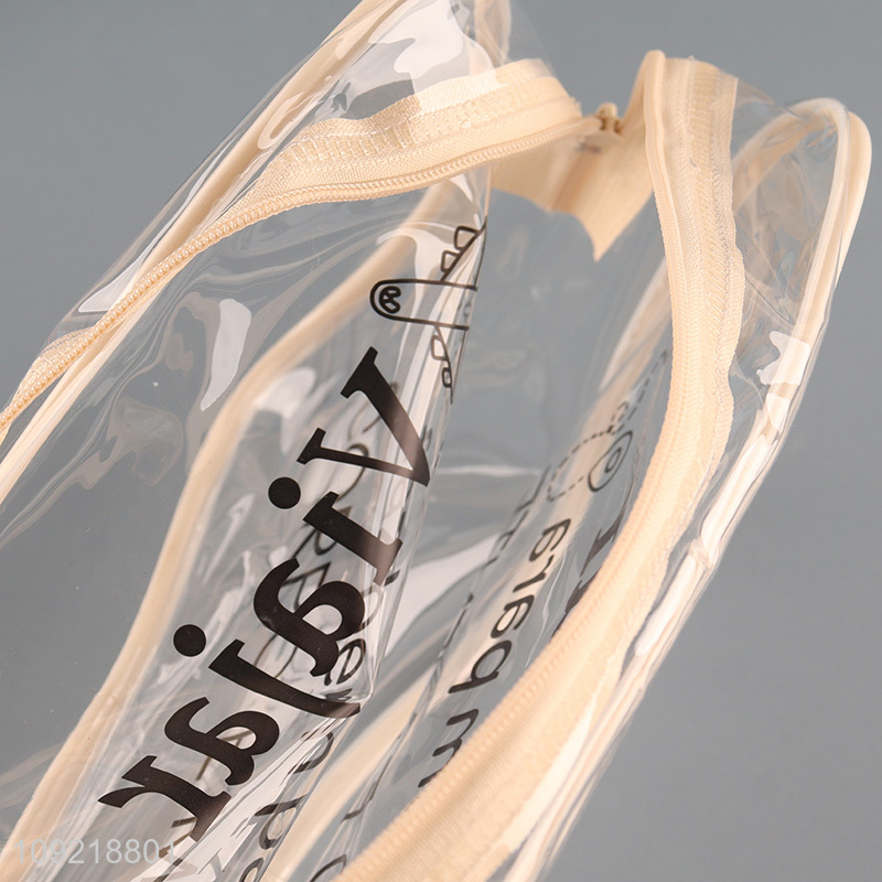 China factory portable clear makeup bag cosmetic bag for travel