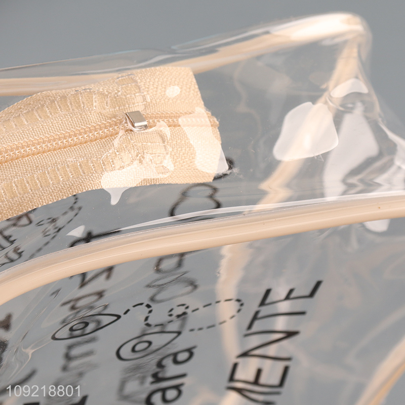 China factory portable clear makeup bag cosmetic bag for travel