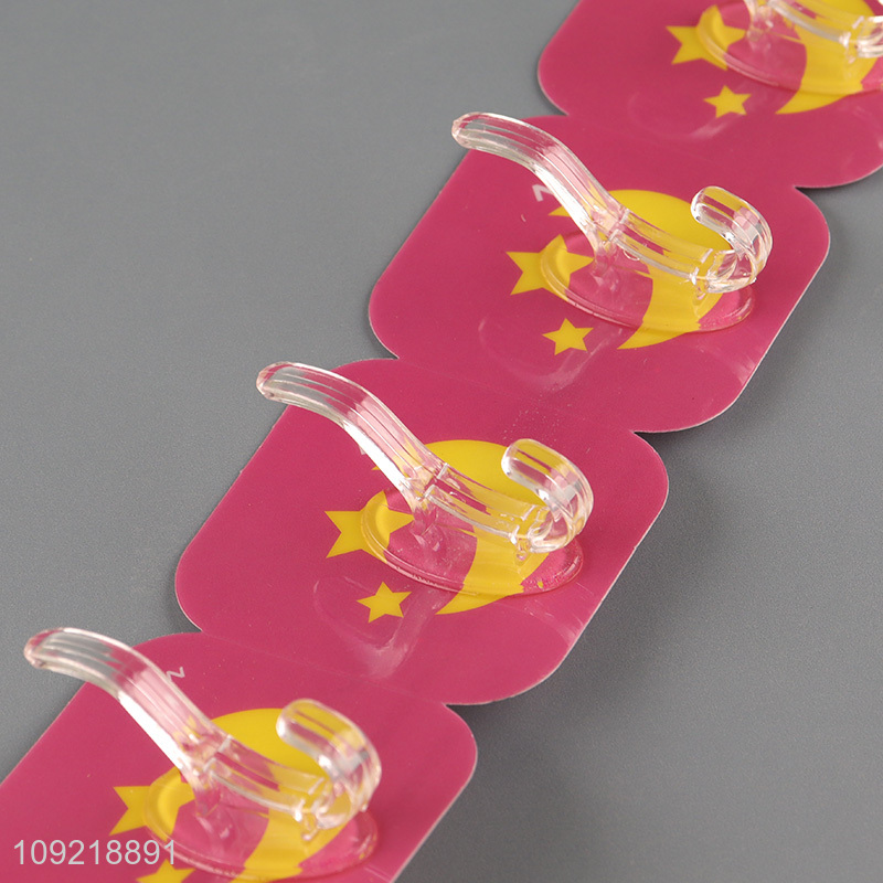 Top products household bathroom kitchen self-adhesive sticky hook wall hook